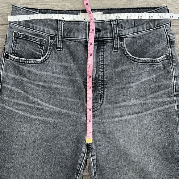 MADEWELL The Perfect Vintage Crop Jeans Size 28 Gray Wash Mom Jeans 90s Retro - Picture 9 of 11